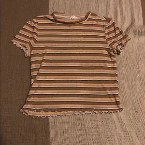 Striped yellow shirt